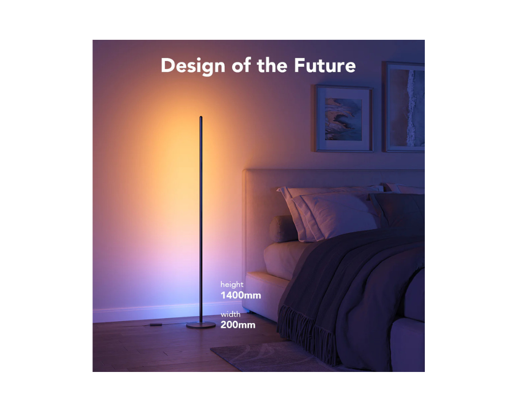 Govee RGBICW Smart Corner Floor Lamp - Same Day Delivery in Qatar Govee RGBICW Smart Corner Floor Lamp - Same Day Delivery in Qatar